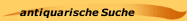 antiquarische Suche